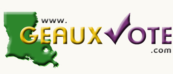 You are on www.geauxvote.com